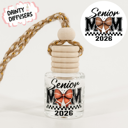 Senior Mom 2026 Football Car Diffuser