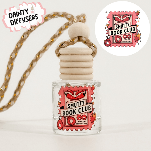 Smutty Book Club Car Diffuser