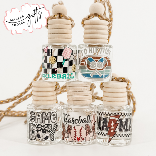 Fall Scented Car Diffusers - Sports Edition