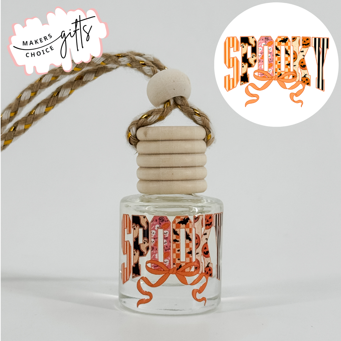 Fall Scented Car Diffusers – Ghosts & Pumpkins