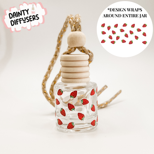 Strawberry Wrap-Around Car Diffuser