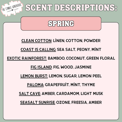 3-Wick Signature Spring & Summer Candles