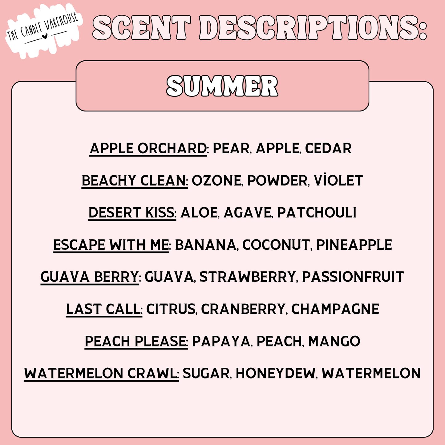 3-Wick Signature Spring & Summer Candles