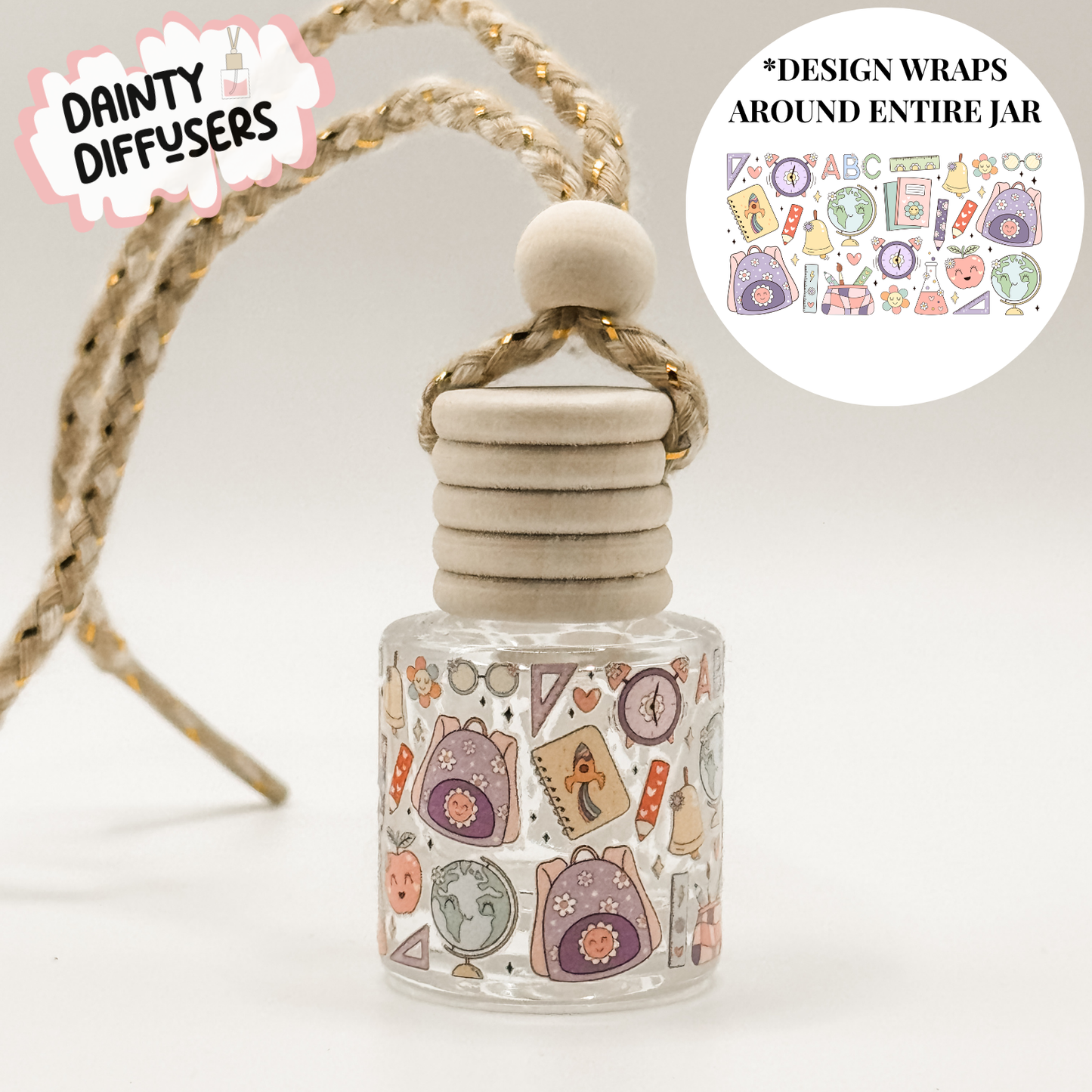 Teacher Wrap-Around Car Diffuser