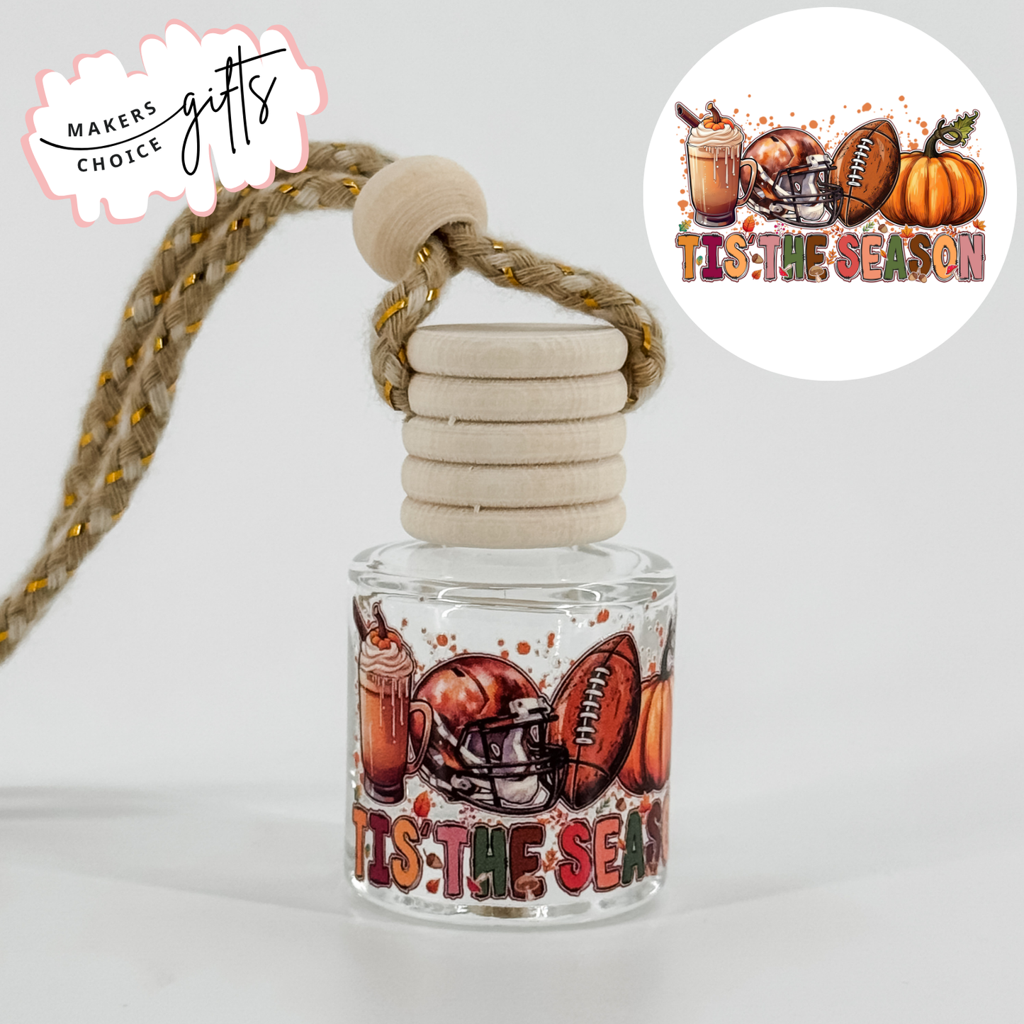 Fall Scented Car Diffusers - FOOTBALL Edition