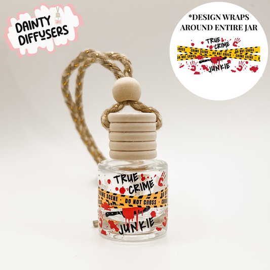 True Crime Junkie Wrap-Around Car Diffuser
