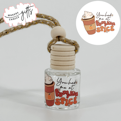 Fall Scented Car Diffusers - Pumpkin Patch