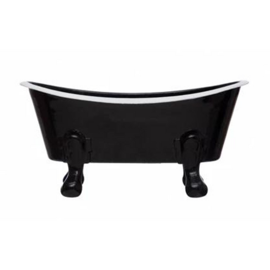 Metal Bathtub Soap Dish- Black