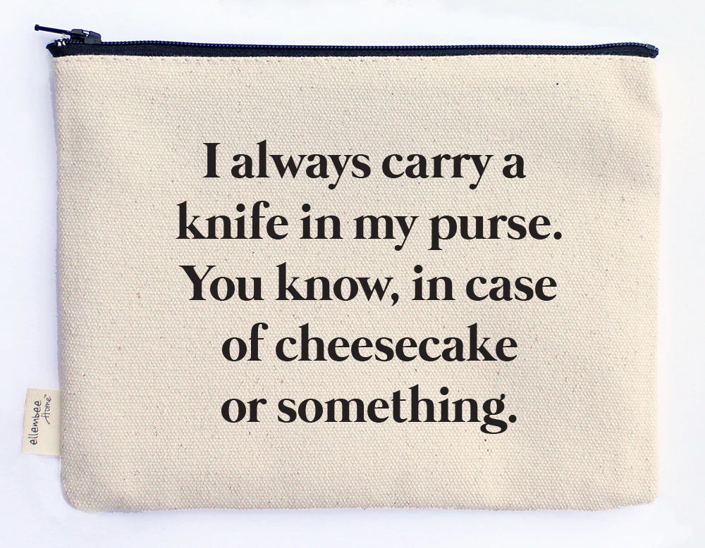 "Cheesecake" Zipper Pouch