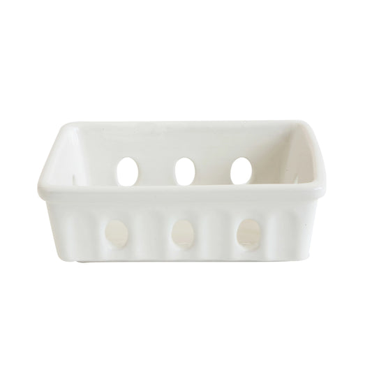 Stoneware Soap Dish- Cream