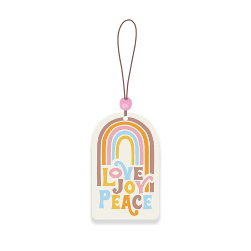 Love Joy Peace Car Freshener