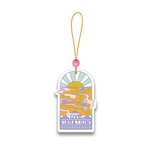 Good Vibrations (by Elizabeth Olwen) Air Freshener