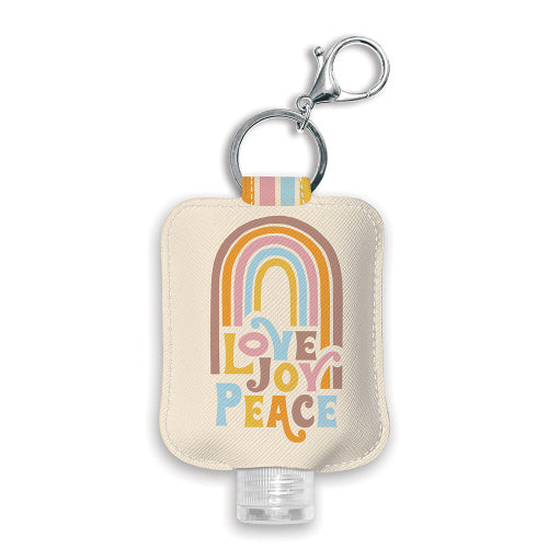 Love Joy Peace Hand Sanitizer Holder