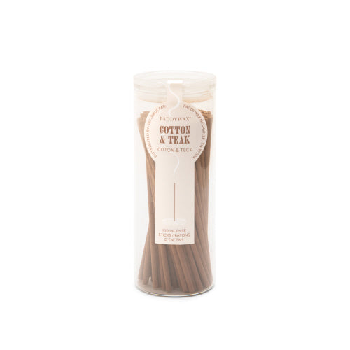 White Incense Sticks- Cotton & Teak