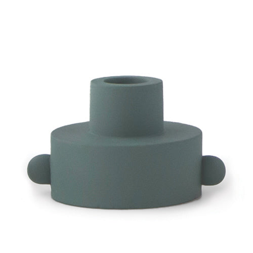 Dual Function Taper + Tea Light Holder (Forest Green)